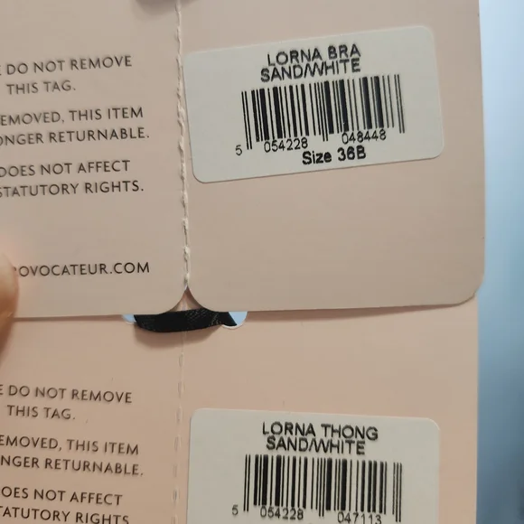 Agent Provocateur Lorna 3-piece Set in Sand - Picture 9 of 9